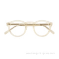 New Model Wholesale Price Eyewear Round Frame Acetate Glasses Optical Frame